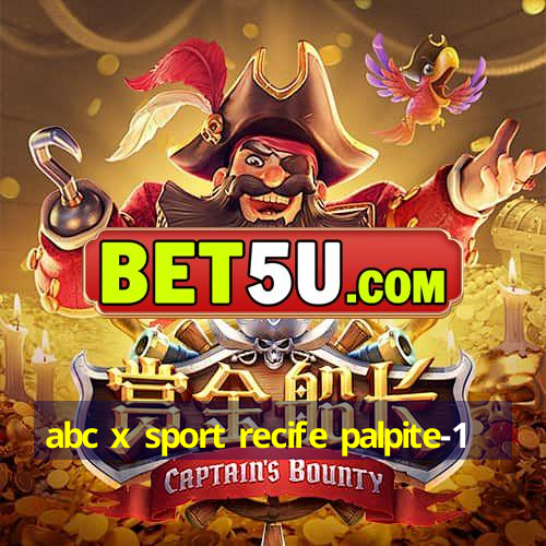 abc x sport recife palpite